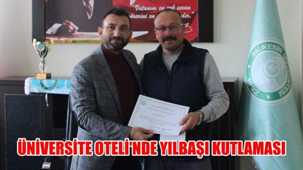 Üniversite Oteli’nde yılbaşı kutlaması