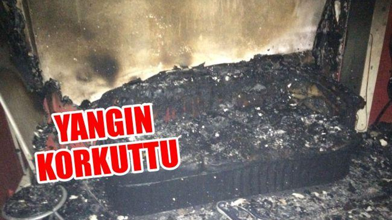 Yangın korkuttu