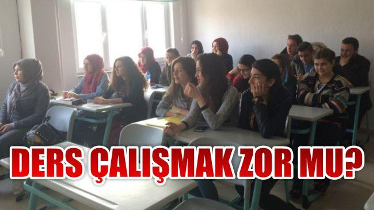 Ders Çalışmak Zor Mu?