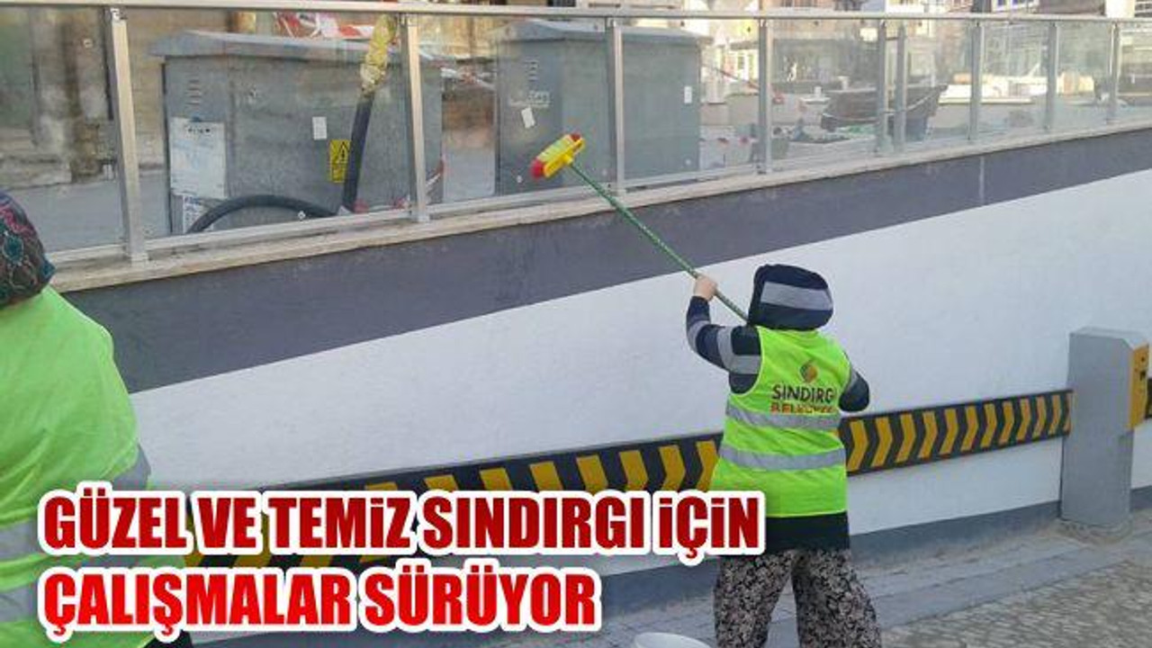 Güzel ve Temiz Sındırgı İçin Çalışmalar Sürüyor