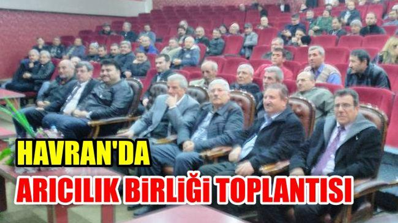 Havran'da Arıcılık Birliği Toplantısı