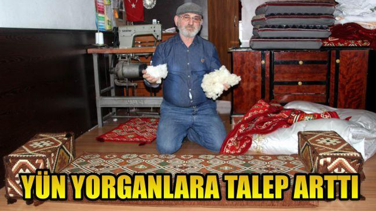 Yün Yorganlara Talep Arttı
