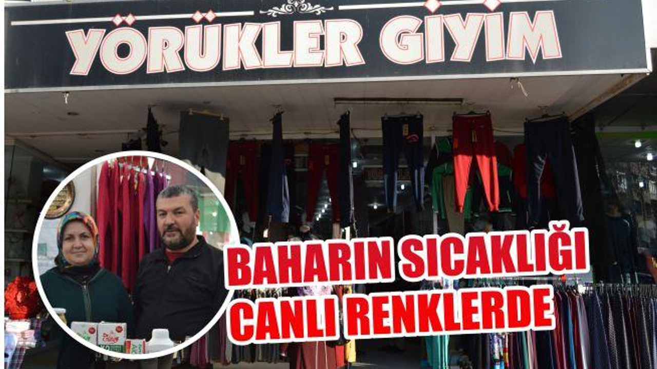 Baharın sıcaklığı canlı renklerde