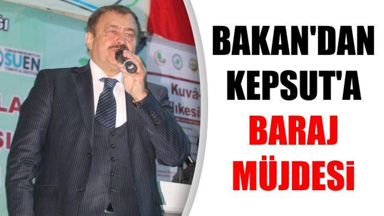Bakan'dan Kepsut'a Baraj Müjdesi