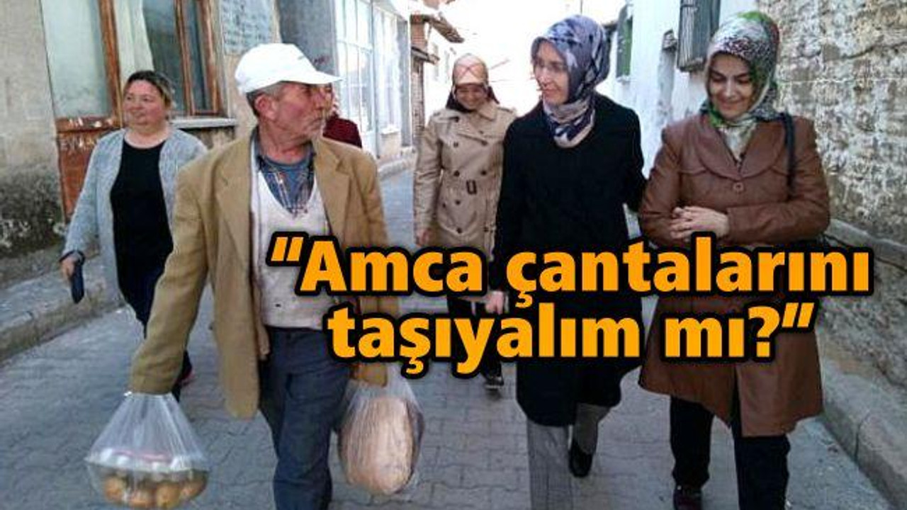 "Amca çantalarını taşıyalım mı?"