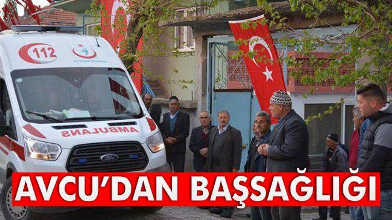 Avcu'dan Başsağlığı