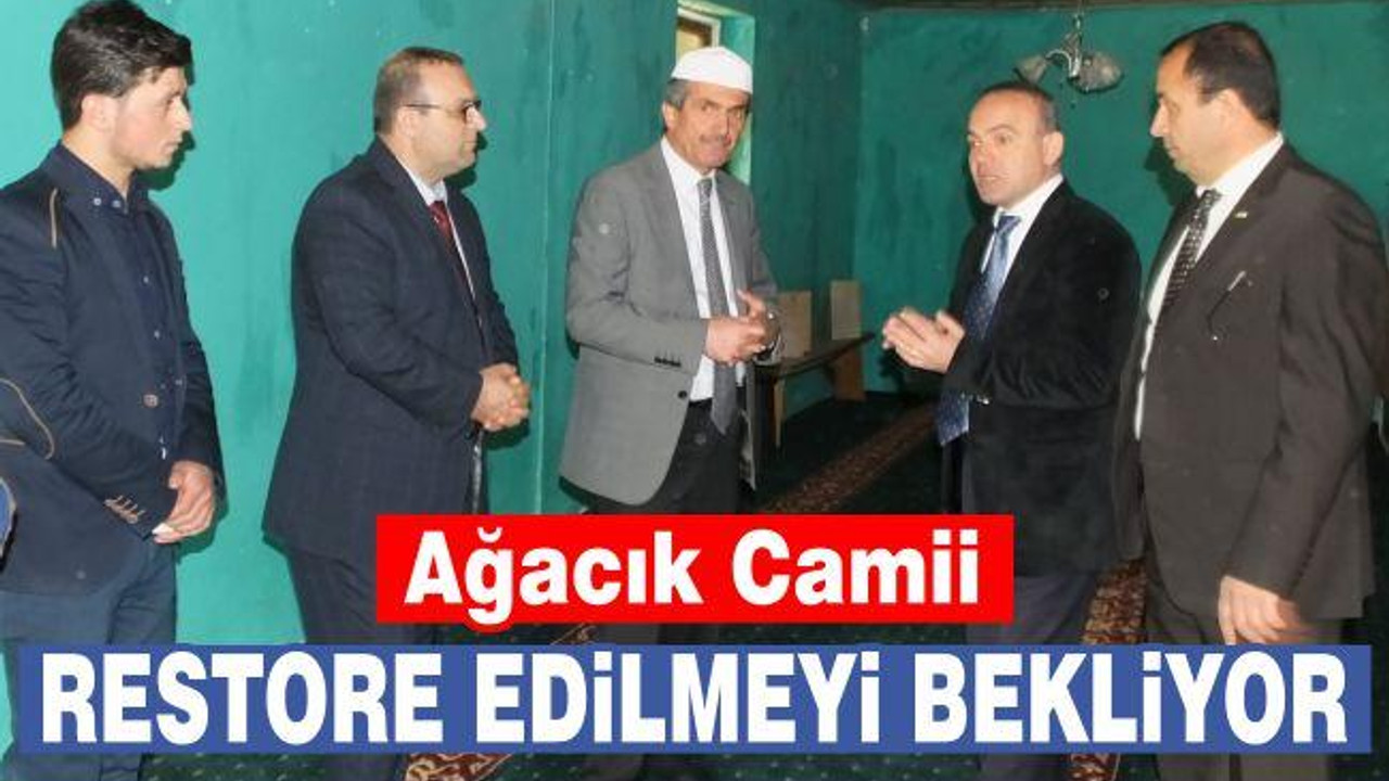 Ağacık Camii restore edilmeyi bekliyor