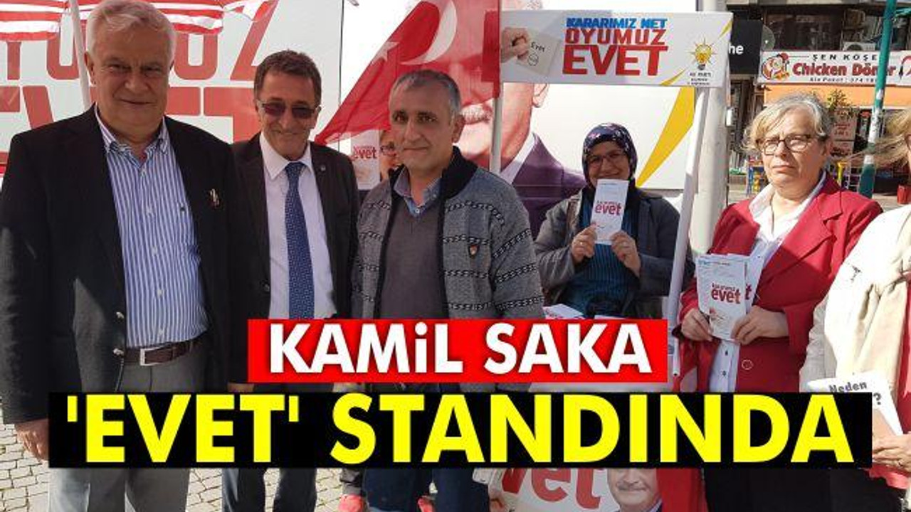 Saka 'Evet' Standında