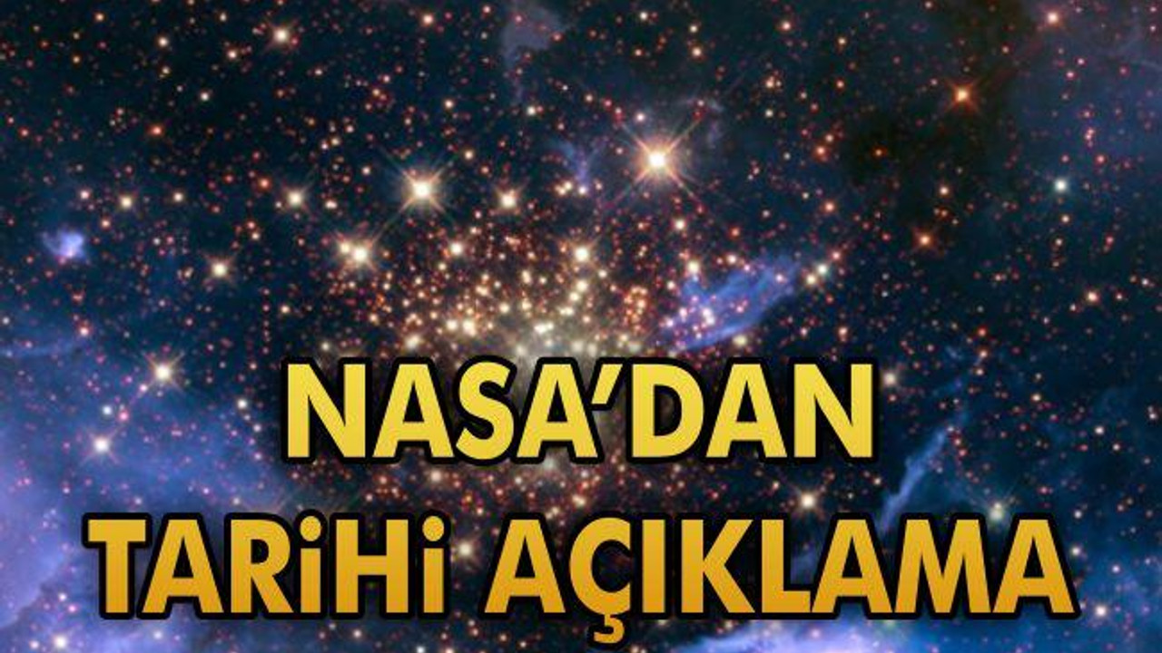NASA'dan tarihi açıklama
