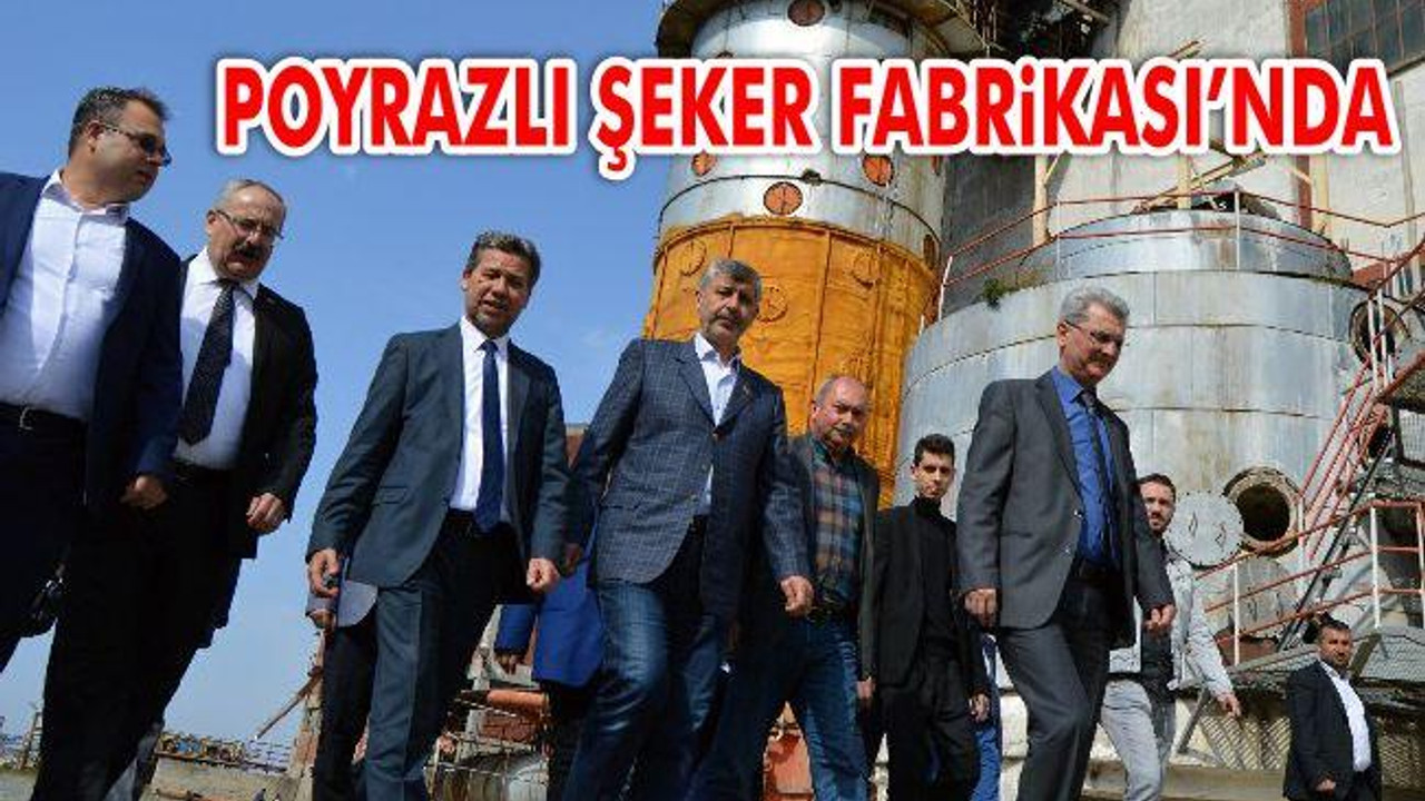 Poyrazlı Şeker Fabrikası'nda