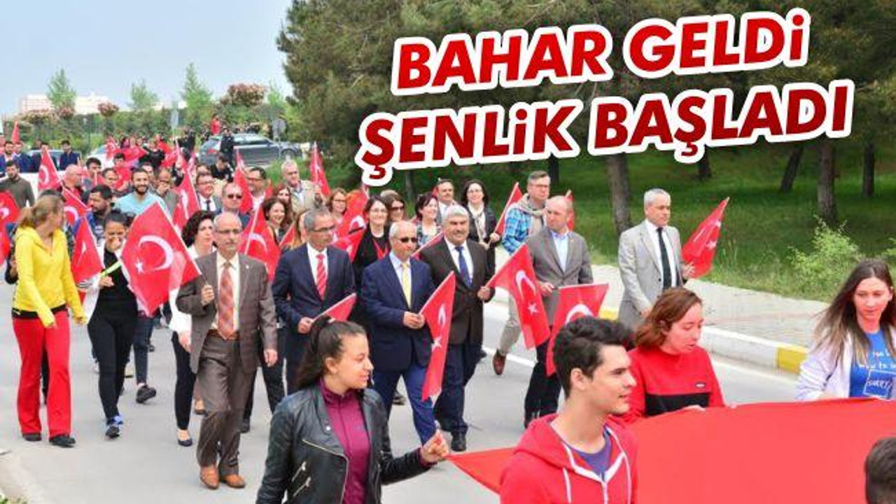 Bahar geldi şenlik başladı