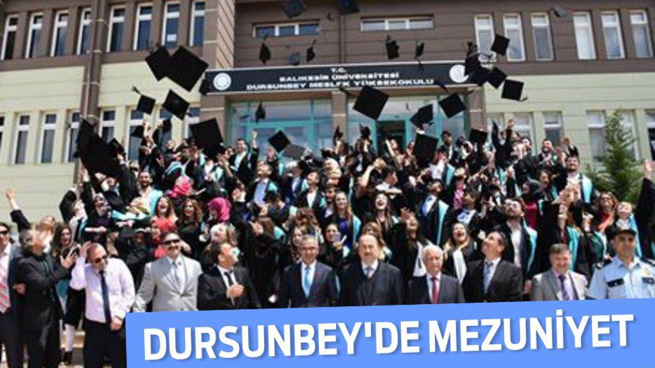 DURSUNBEY’DE MEZUNİYET