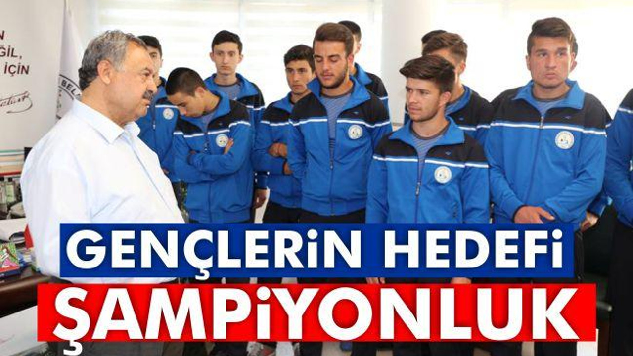 Gençlerin hedefi şampiyonluk
