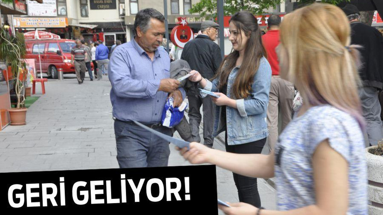 GERİ GELİYOR!