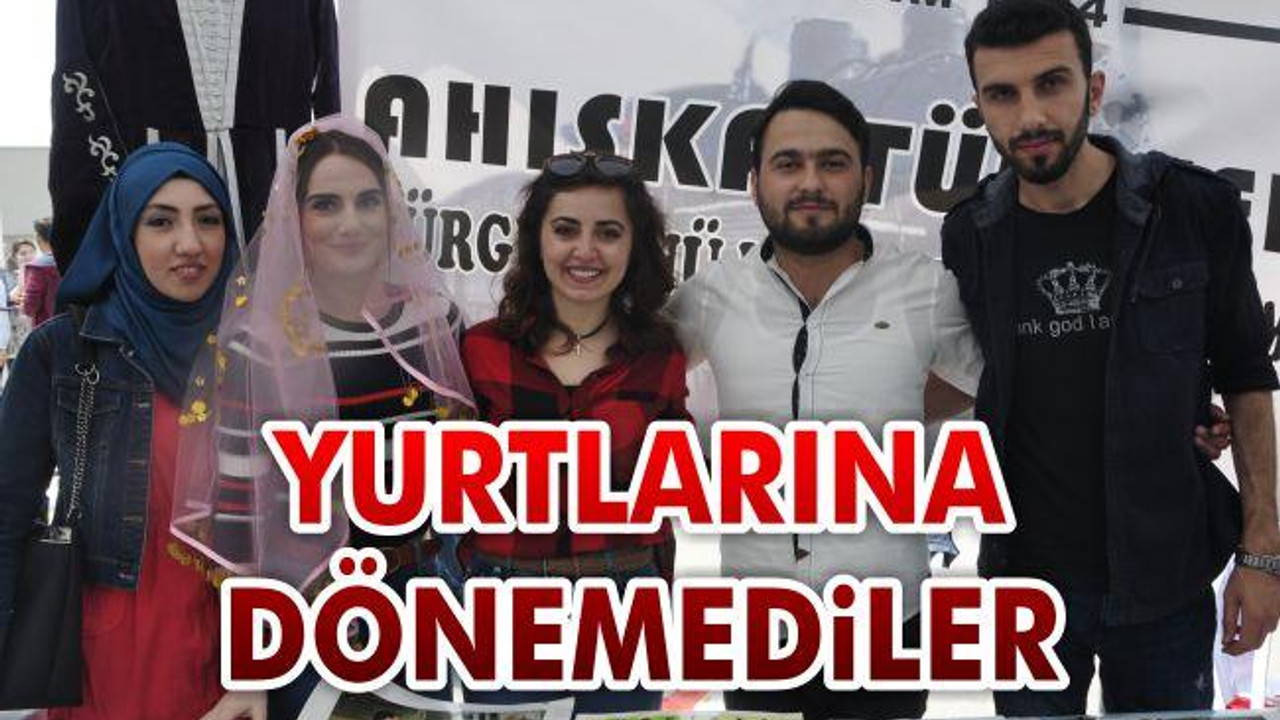 Yurtlarına dönemediler