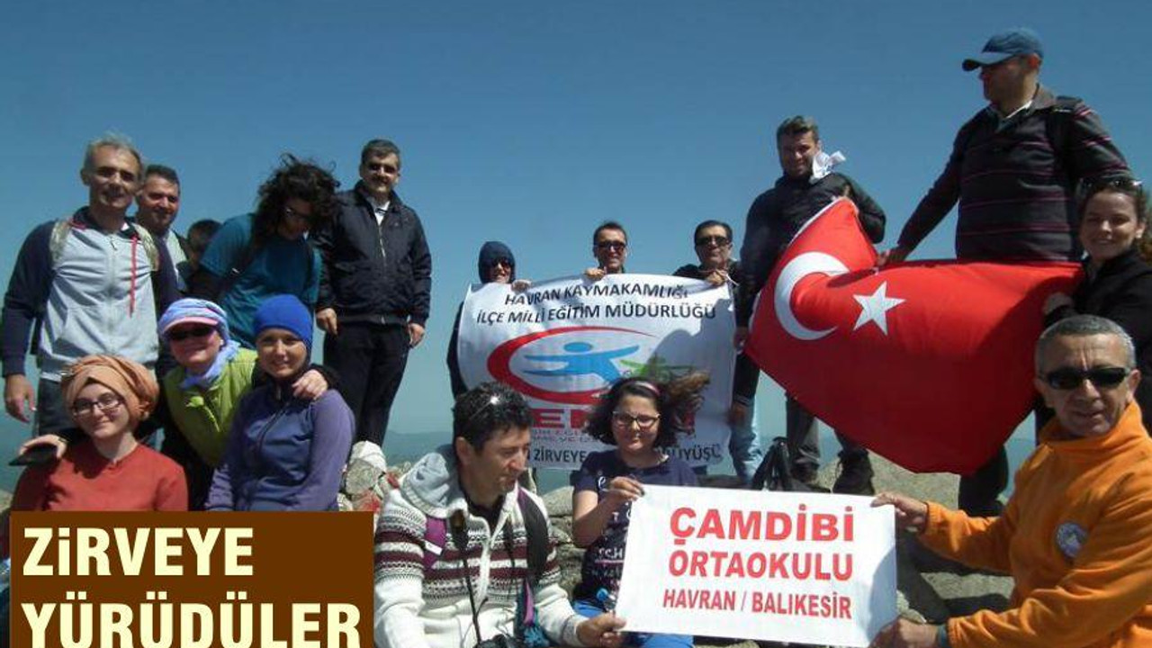 ZİRVEYE YÜRÜDÜLER