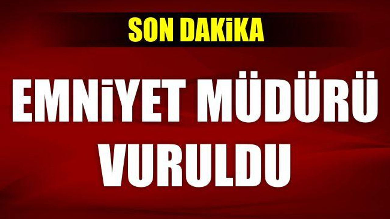 Emniyet Müdürü vuruldu