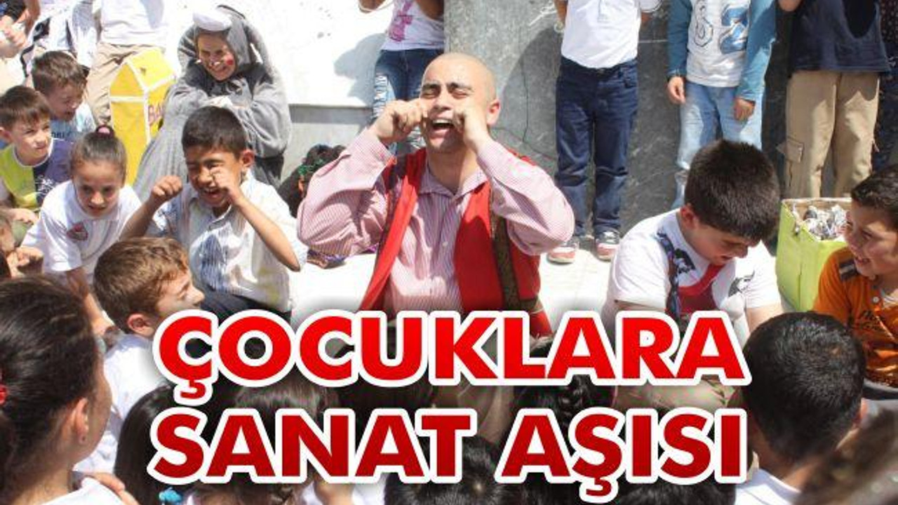 Çocuklara sanat aşısı
