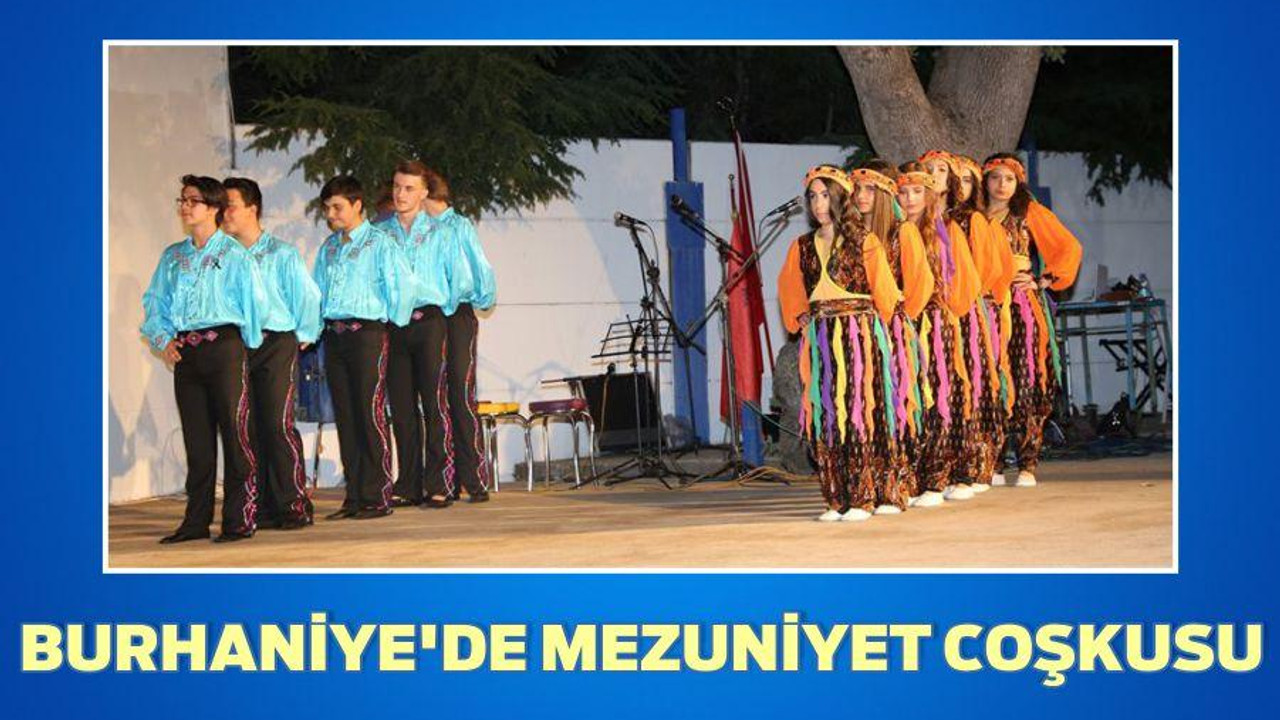 Burhaniye’de mezuniyet coşkusu