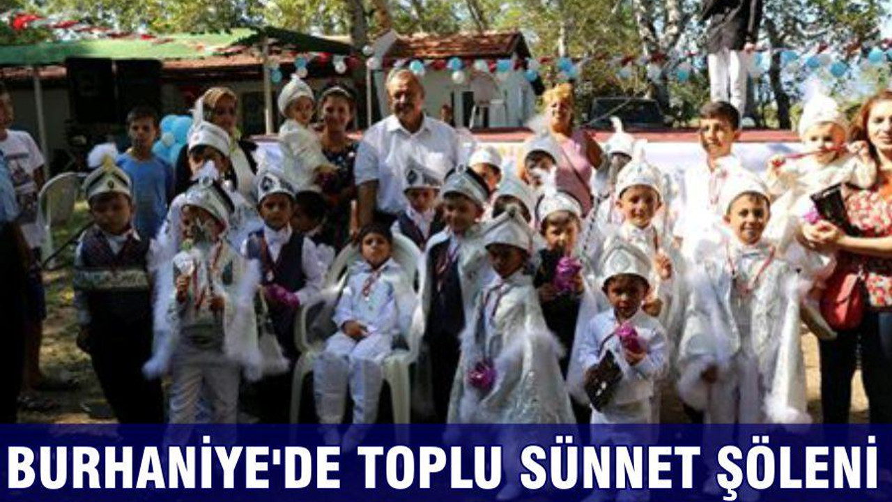 Burhaniye’de toplu sünnet şöleni