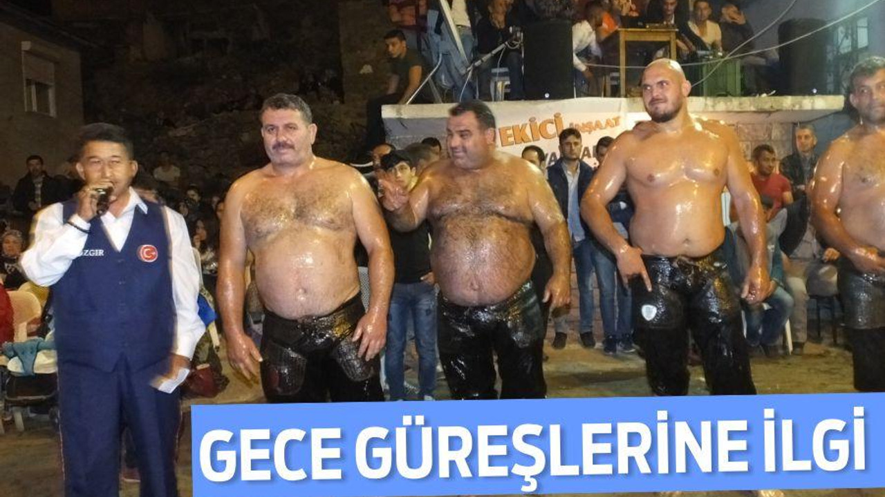 GECE GÜREŞLERİNE İLGİ