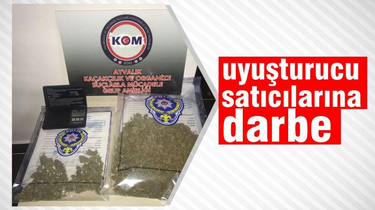 uyuşturucu satıcılarına darbe