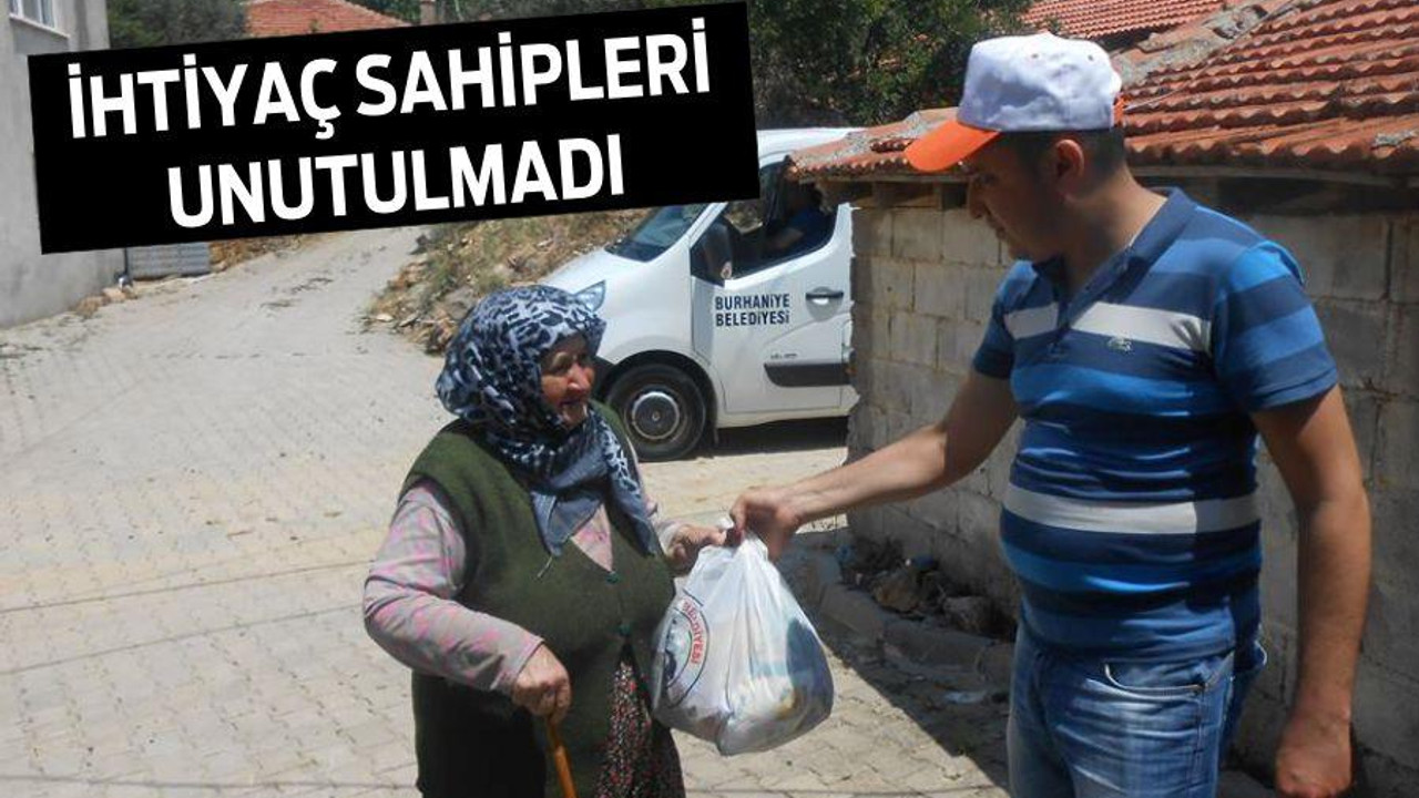 İHTİYAÇ SAHİPLERİ UNUTULMADI
