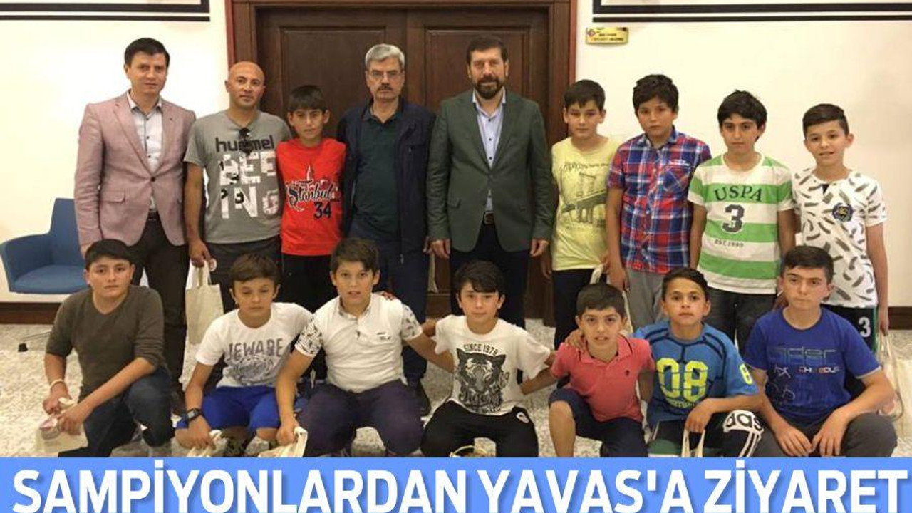 Şampiyonlardan Yavaş’a ziyaret