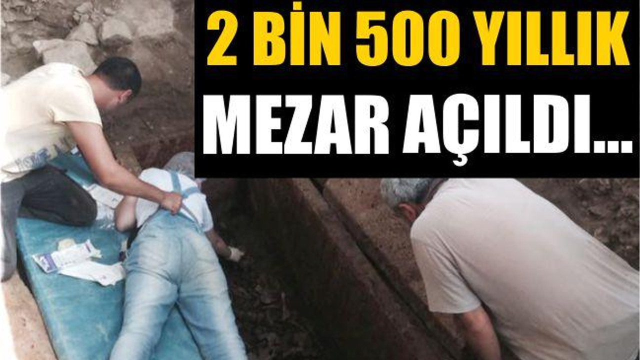 2 bin 500 yıllık mezar açıldı