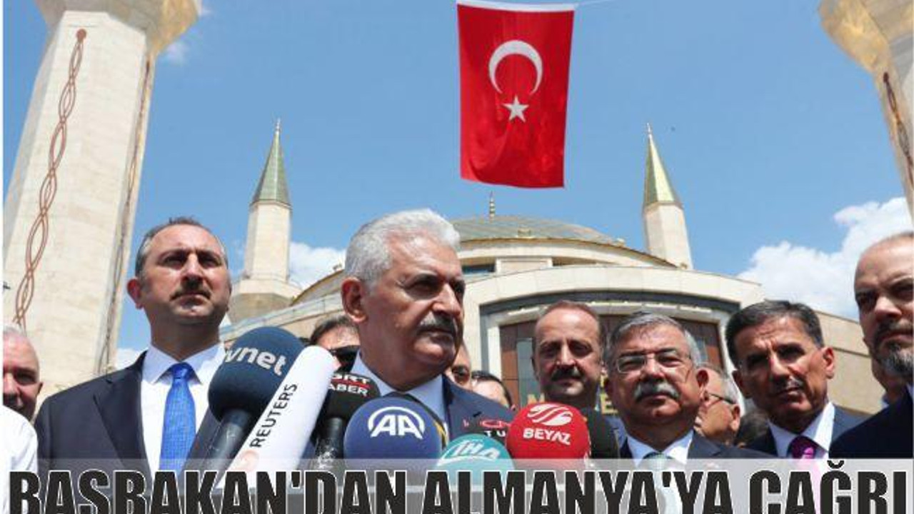 Başbakan’dan Almanya’ya çağrı