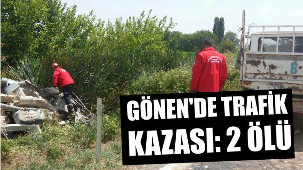 Gönen'de trafik kazası: 2 ölü