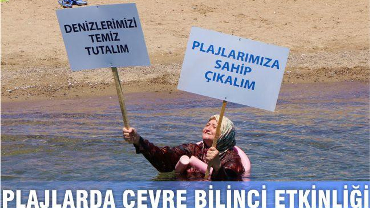 PLAJLARDA ÇEVRE BİLİNCİ ETKİNLİĞİ