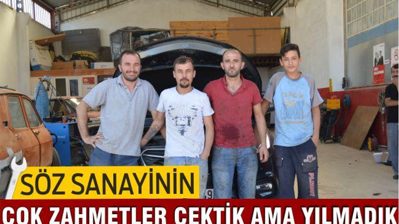 ÇOK ZAHMETLER ÇEKTİK AMA YILMADIK…