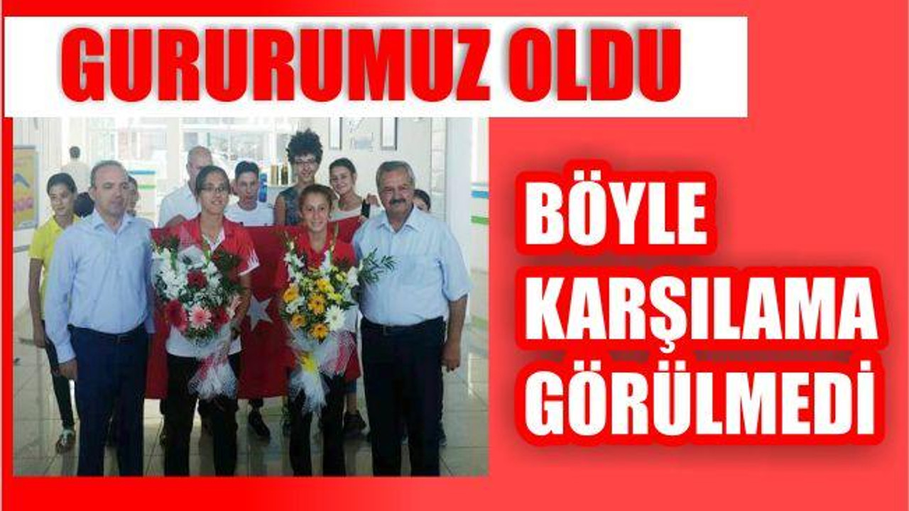 ALTIN KIZ MUHSİNE’YE GÖRKEMLİ KARŞILAMA
