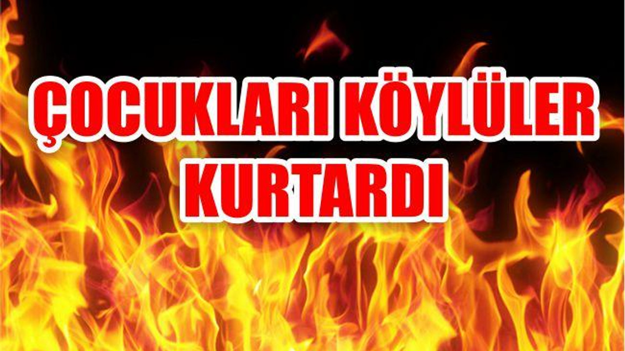 Mahsur Kalan Çocukları Köylüler Kurtardı