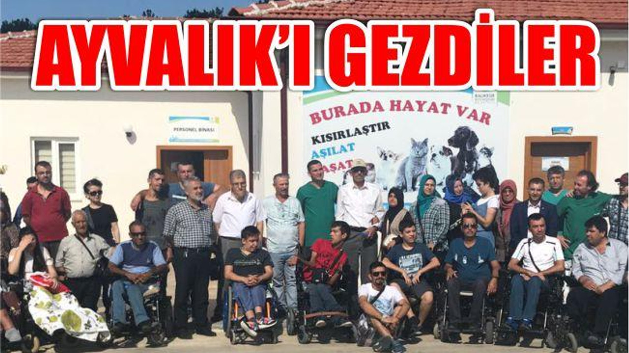 Ayvalık’ı Gezdiler