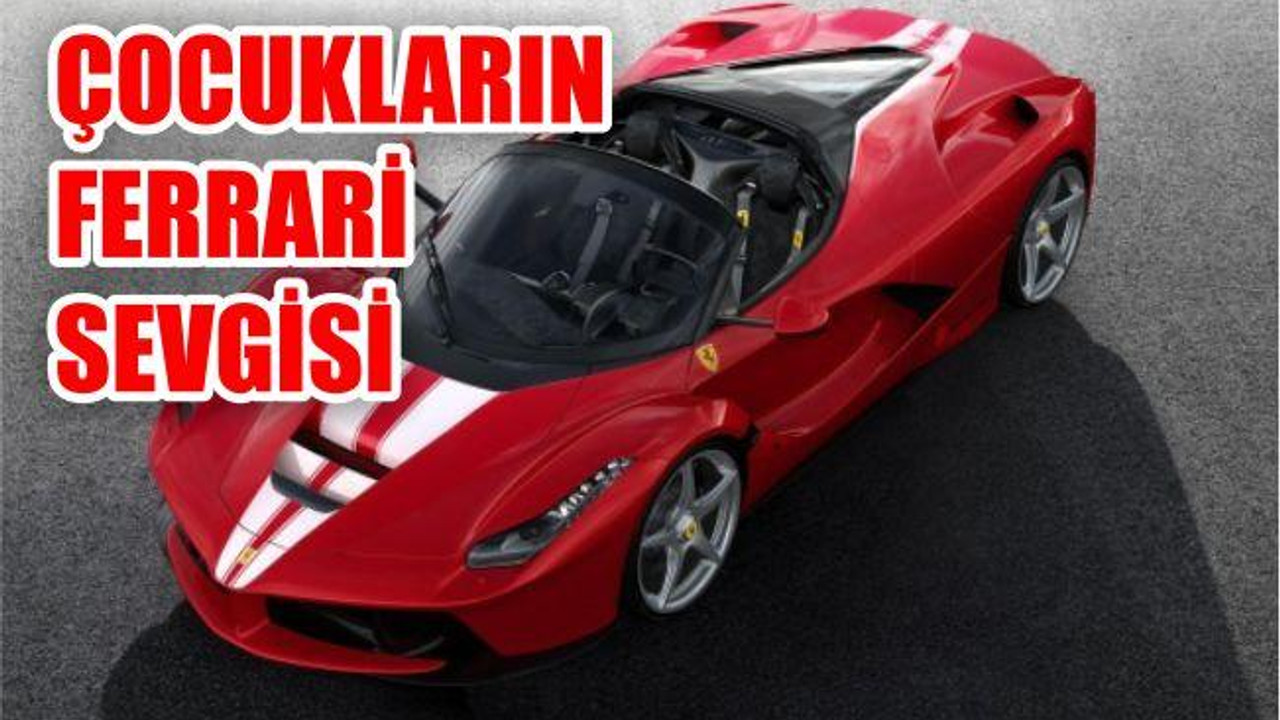 FERRARİ'DEN ANLAMLI BAĞIŞ