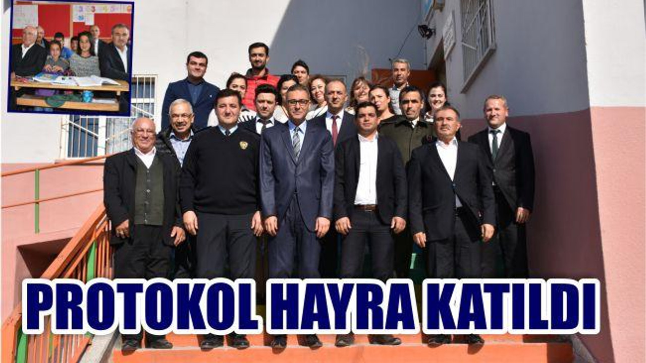 Protokol Hayra Katıldı