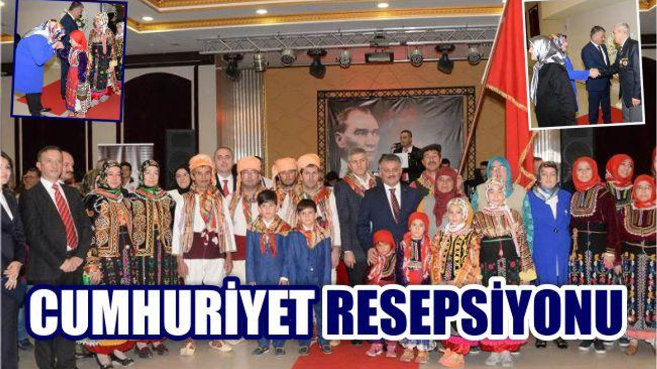 Cumhuriyet Resepsiyonuna Geniş Katılım