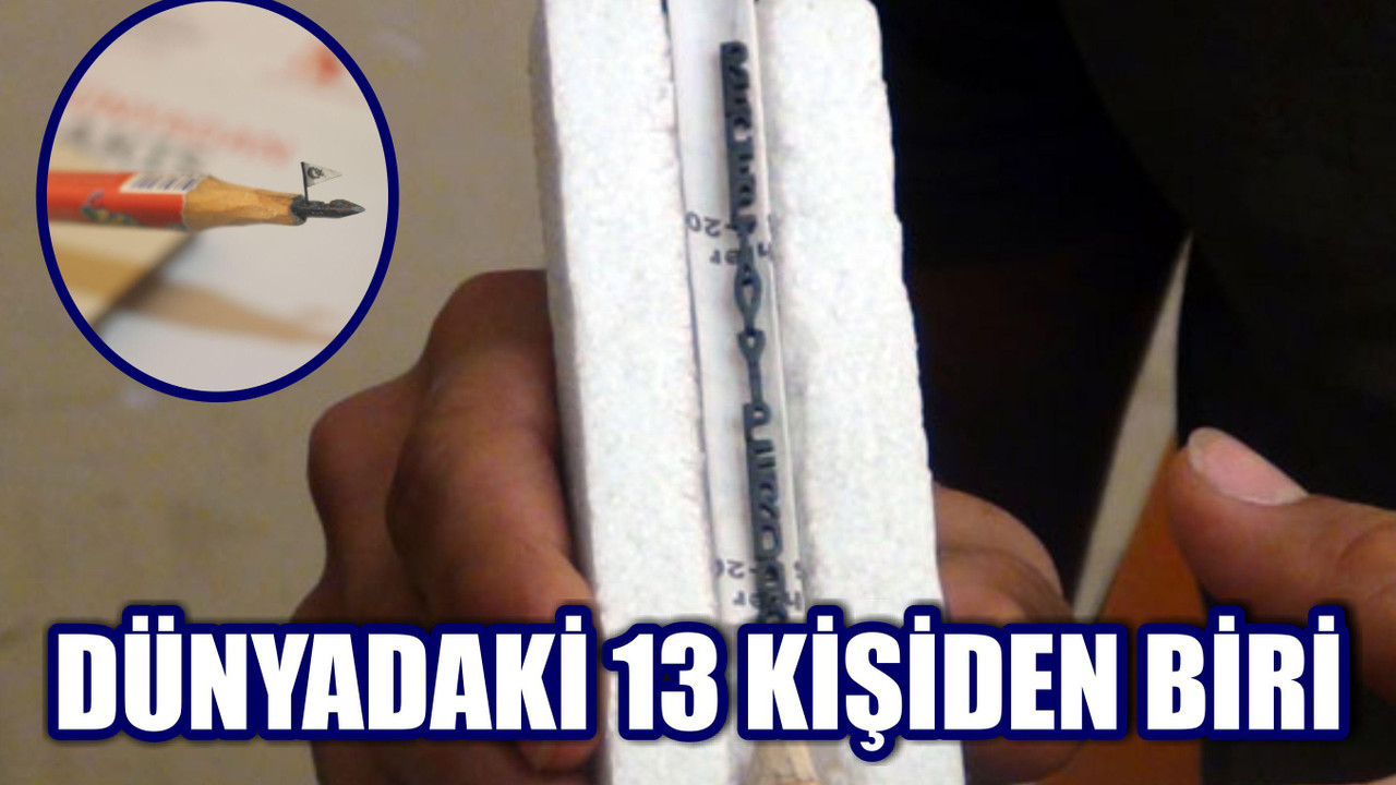 Cumhurbaşkanına Olan Sevgisini Kalemin Ucuna Yazdı