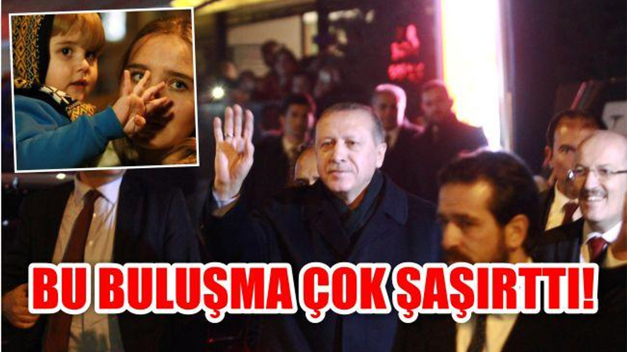 CUMHURBAŞKANI'NI GÜLÜMSETEN BULUŞMA