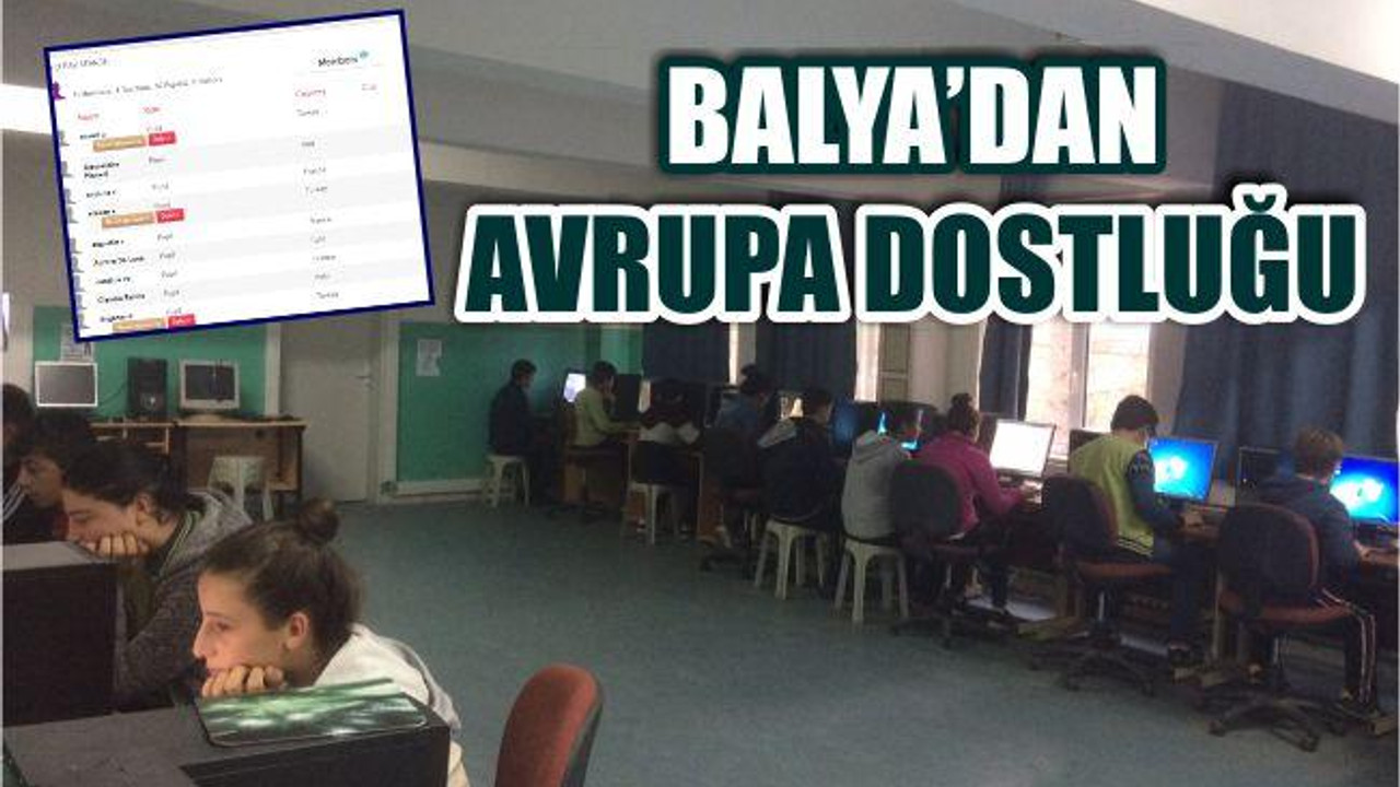 BALYA’DAN AVRUPA DOSTLUĞU