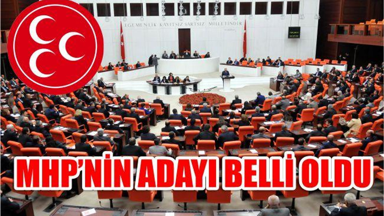 MHP'nin Meclis Adayı Belli Oldu