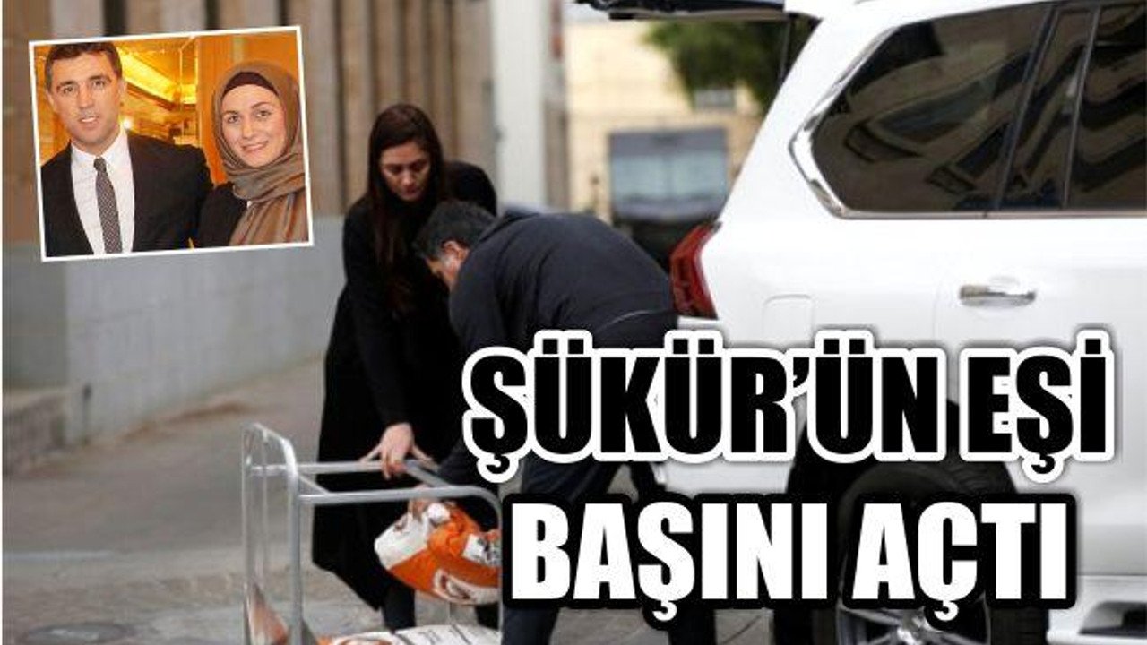 HAKAN ŞÜKÜR’ÜN TESETTÜRLÜ EŞİ ABD’DE BAŞINI AÇTI