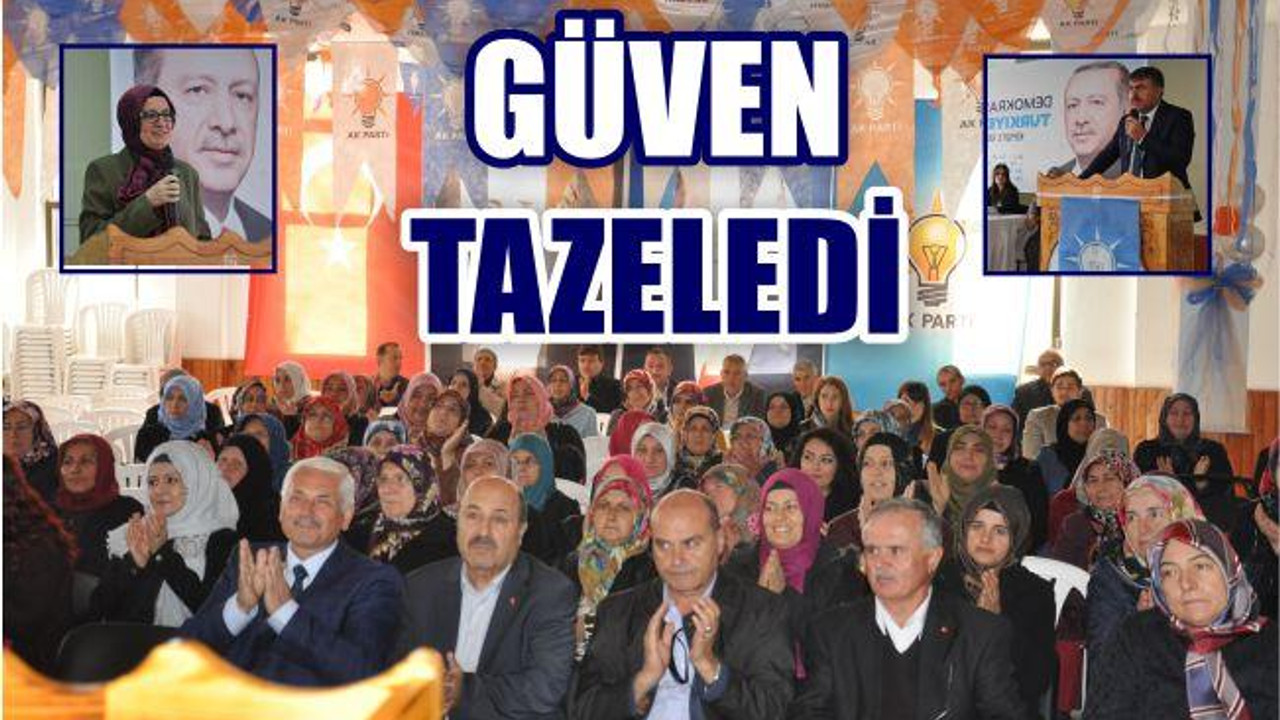 AK Parti’de Selma Özkarasu Güven Tazeledi