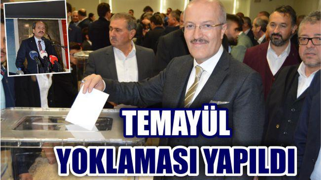 TEMAYÜL YAPILDI
