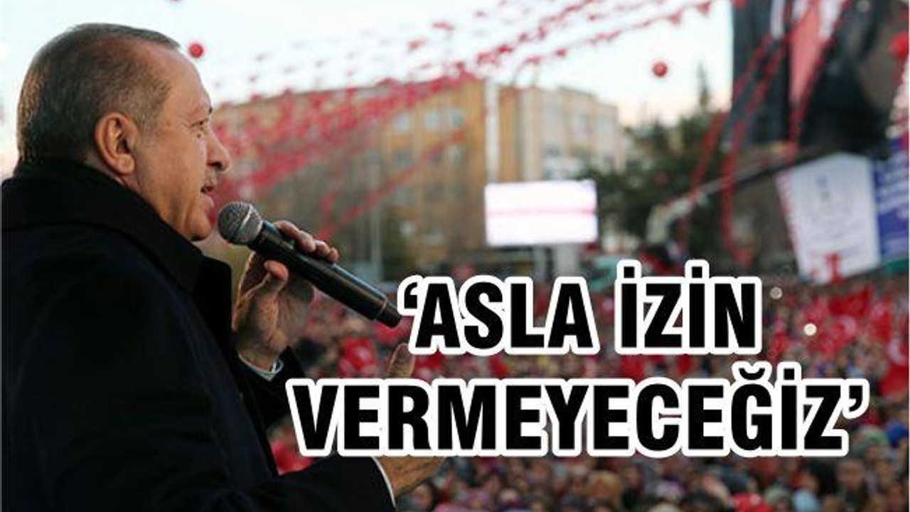 'Türkiye'nin Yanı Başında Terör Oluşumlarına İzin Vermeyeceğiz'