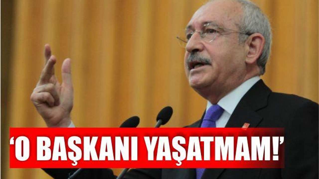 KILIÇDAROĞLU BUNU KİME SÖYLEDİ?