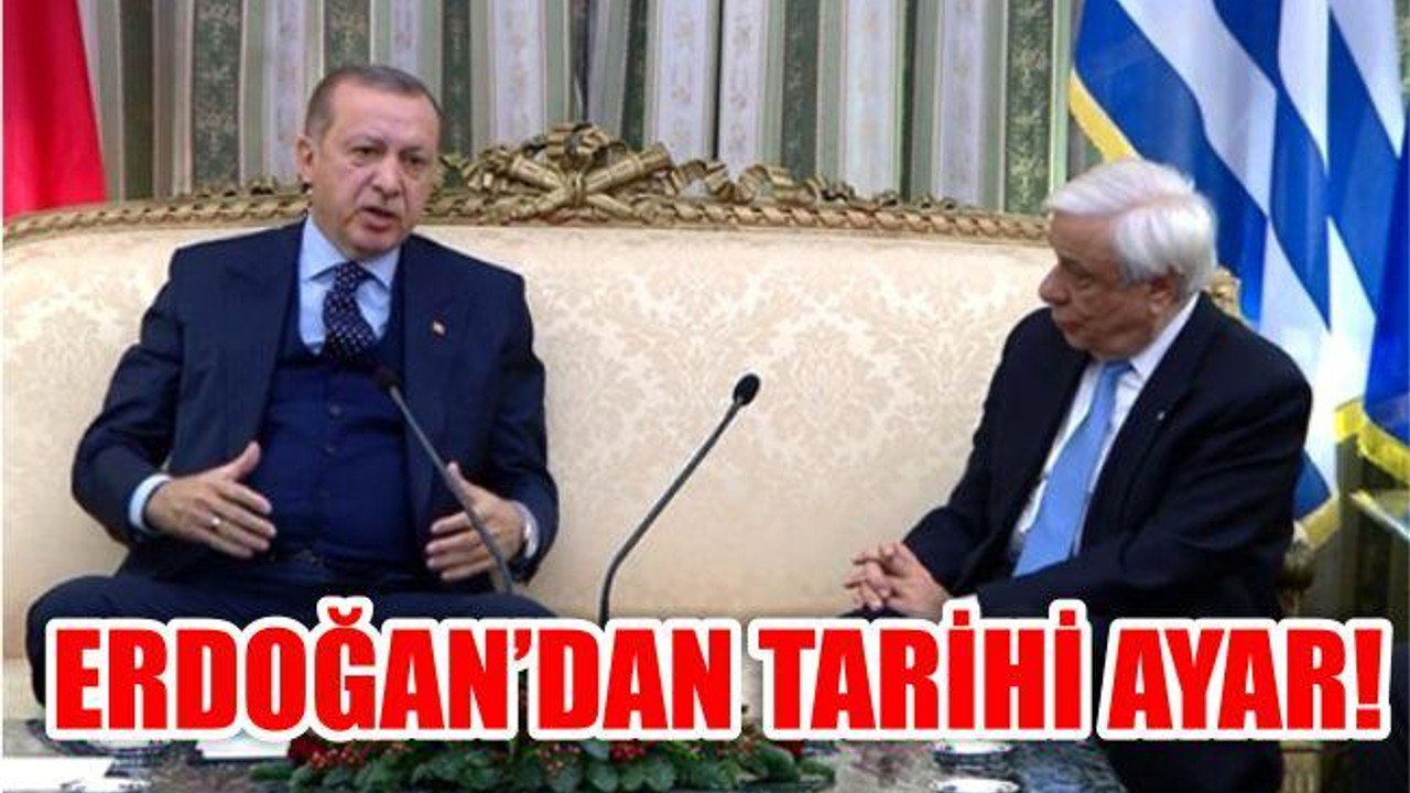 Erdoğan - Pavlopulos zirvesinde Lozan krizi!