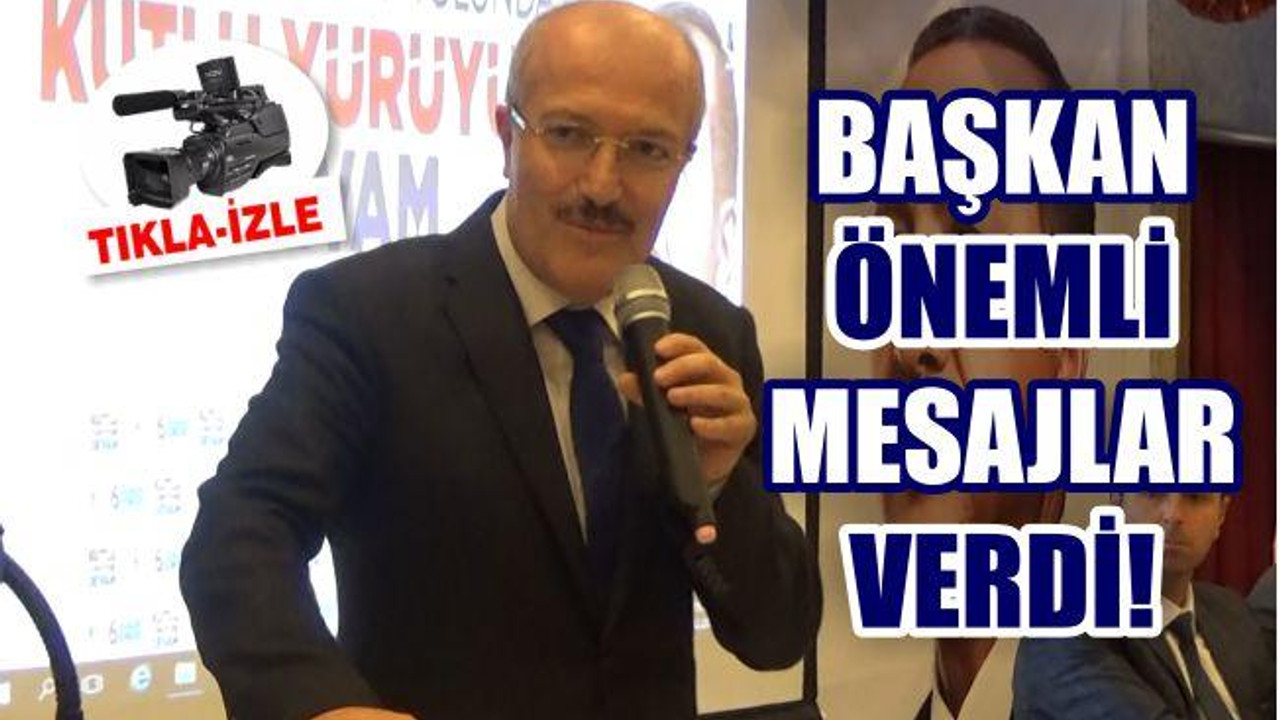 BAŞKAN KAFAOĞLU'NDAN ÖNEMLİ AÇIKLAMALAR